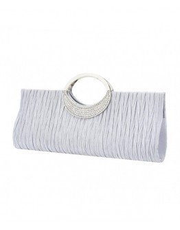 Evening Purse Clutch Bag With Moon Handle Rhinestone Wedding Purses