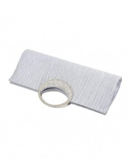 Evening Purse Clutch Bag With Moon Handle Rhinestone Wedding Purses
