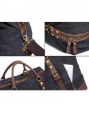Oversized Leather Overnight Shoulder