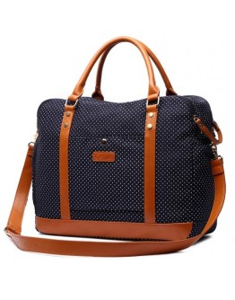 Cute Lady Women Canvas Travel Bag Weekender Overnight Bag