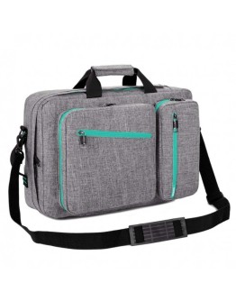 Backpack Shoulder Knapsack Grey Green