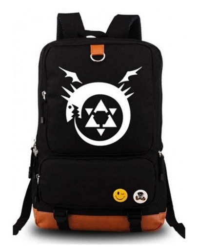 Fullmetal Alchemist Anime Cartoon Cosplay Backpack School Bag