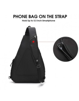 Sling Backpack Canvas Chest Shoulder Bag