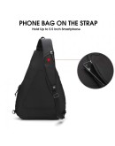 Sling Backpack Canvas Chest Shoulder Bag
