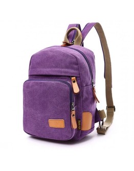 Multipurpose Sporty Canvas Chest Bag