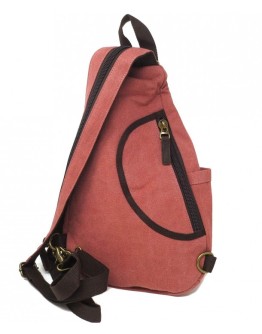 Water Repellent Casual Rugged Canvas Sling Backpack Bag