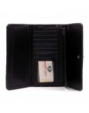 Western Buckle Camouflage Womens Trifold Checkbook Wallet