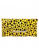 Polka Dot Patent Envelope Clutch